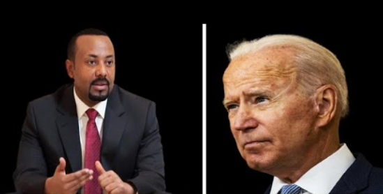 Joe Biden Abiy Ahmad