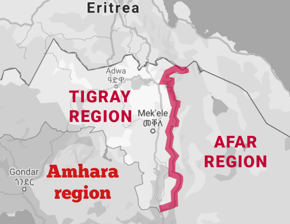 Tigray map