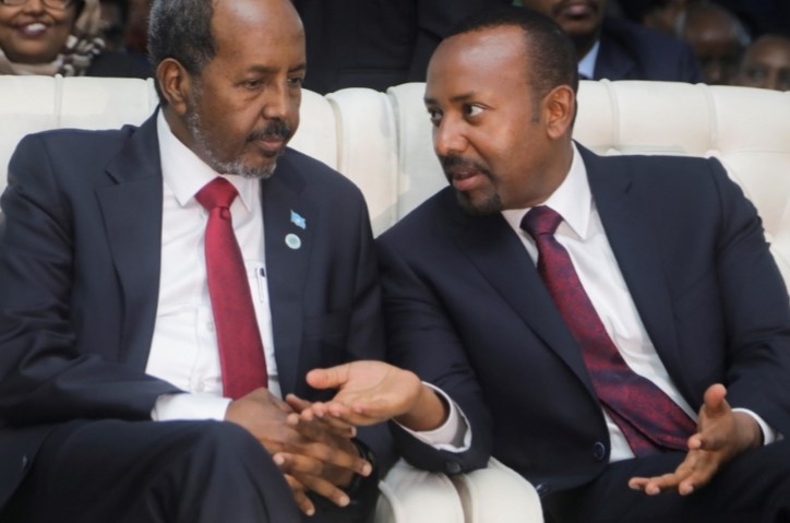 ethiopian prime minister Abiy Ahmed and somali president