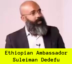 Ethiopian ambassador Suleiman Dedefu