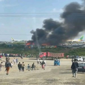 fire incident near bole international airport